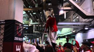 OSUMB Post Game Band Dismissal by Drum Major Nate MacMaster 9 12 2015 Alumni Game vs Hawaii [upl. by Cima825]