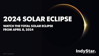 Watch the 2024 Solar Eclipse from Indianapolis Indiana [upl. by Bergstrom556]