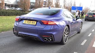 2023 Maserati GranTurismo Trofeo  Accelerations Revs amp Engine Sounds [upl. by Htabmas]