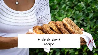 Easy to Make Turkish Simit Bread Recipe [upl. by Lleda100]