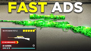 new FASTEST KAR98K LOADOUT in MODERN WARFARE 3 🔥 Best KAR98K Class Setup MW3 [upl. by Sallee590]