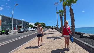 Lanzarote Puerto Del Carmen New Town Walking The Strip September 2024 [upl. by Nahgrom]