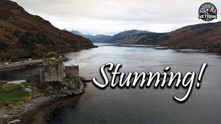 Scotlands Most Breathtaking Castle from the Air 🏰✨ [upl. by Rufe]