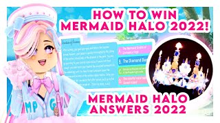 How to Win Mermaid Halo 2022 All 14 Halo Answers for the New Summer Fountain Stories in Royale High [upl. by Ikim36]