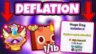 ⚡️The HUGE GEM Deflation In Pets Go  Pet Simulator  Pets Go Roblox [upl. by Oshinski]