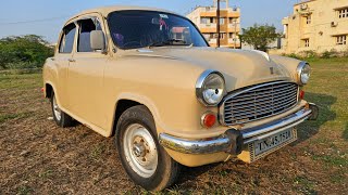 HINDUSTAN AMBASSADOR FOR SALE  FC TILL 2028  SINGLE OWNER  FULLY RESTORED FOR 14 L  ARK Diaries [upl. by Hunger]