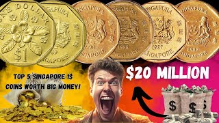 Prepare to Be Amazed Singapore 1 Dollar Coins Worth Shocking Amounts [upl. by Cirtap138]