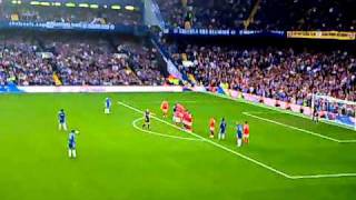 Alex amazing free kick  Chelsea 20 Arsenal 3102010 [upl. by Fokos]