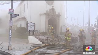 Fire damages Harvard Heights church [upl. by Luz]