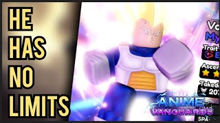 Why Evolved Vegeta is One of the BEST Units in Anime Vanguards [upl. by Cooperstein404]