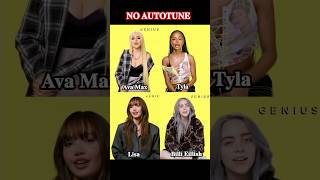 WITHOUT AUTOTUNE 🚫Who sings the bestjennie jisoo lisa bts kpop shorts billieeilish avamax [upl. by Gail]