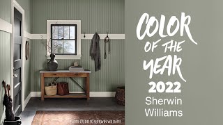 Color of the Year 2022 Sherwin Williams [upl. by Chace523]