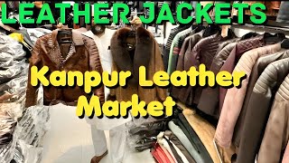 Kanpur leather market  100 Original leather jackets  Leather Point [upl. by Tedder]