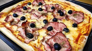 Szybka pizza dla niespodziewanych gości  gotujztadzikiem [upl. by Kcirdla445]