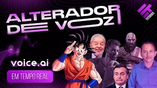 MELHOR Alterador de Voz com IA Voiceai COMO ALTERAR A VOZ NO PC  MUDAR A VOZ NO CELULAR [upl. by Ruperto]