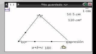 Tutorial de TI Nspire™ CX CAS Parte 7 Aplicación Geometría [upl. by Shaughnessy]