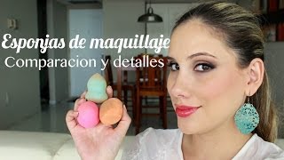 Esponjas de maquillaje comparación y detalles [upl. by Fulmer207]