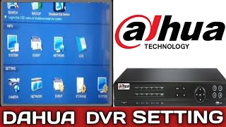 DAHUA DVR SETTINGDAHUA DVR ALL SETTINGSDAHUA DVR [upl. by Florance]