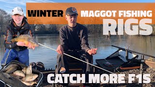 WINTER F1 FISHING  Maggot Rigs [upl. by Telrahc]