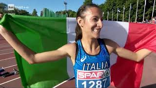 NADIA BATTOCLETTI CAMPIONESSA EUROPEA dei 5000 Under 23 a Tallinn il 11072021 [upl. by Yunfei956]