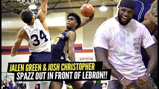 LeBron Witness The BEST AAU GAME of 2019 Jalen Green amp Josh Christopher SPAZZED OUT [upl. by Edwine]