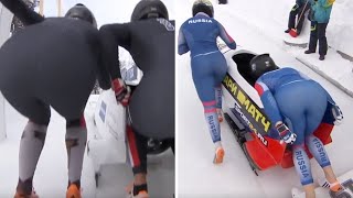 Womens Bobsleigh Cool Moves StMoritz 2021 [upl. by Jemina]