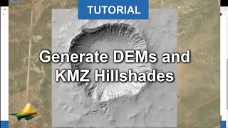 How to Generate DEMs and KMZ Hillshades on OpenTopography  Tutorial [upl. by Markos]