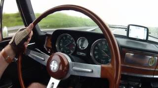 Alfa Romeo Giulia Super 1972 topspeed [upl. by Marie-Ann]