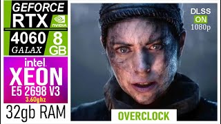 Senuas Saga Hellblade II RTX 4060  XEON 2698 V3 Com Overclock no processador [upl. by Amend]