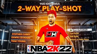 NEW quot2WAY PLAYSHOTquot BUILD IS GAMEBREAKING IN NBA2K22 THIS ISO BUILD CAN DO EVERYTHING IN SZN 6 [upl. by Christye]