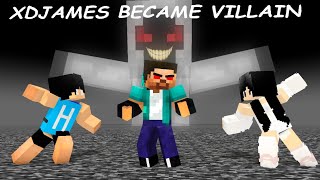 MONSTER SCHOOL XDJAMES BECAME VILLAN  HEEKO AND HAIKO  MINECRAFT ANIMATON [upl. by Dlaniger88]