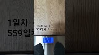 다이어트 559일차 어제보다 01kg [upl. by Landahl184]