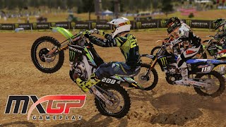 MXGP  The Official Motocross Viseogame PC Gameplay Custom Rider  Full Race gameplay youtube [upl. by Cypro]