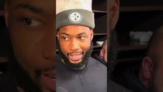 Mike Williams reacts to his gamewinning touchdown in Steelers win over Commanders nfl steelers [upl. by Ocir802]