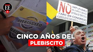 Plebiscito por la paz cinco años de polarización en Colombia  El Espectador [upl. by Mahsih]