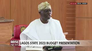 LAGOS STATE 2023 BUDGET PRESENTATION [upl. by Salamanca]