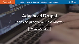 Ep 2  Homepage Setup  Advanced Drupal Development [upl. by Enaed]