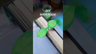 diy bookmark plant 🌱 diy bookmark shorts art gouache ideas [upl. by Tattan]