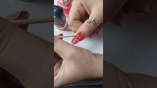 Easy toothpick nail art 💅nailart naildesgine likeandsubscribe shortsvideo youtubeshorts ❤🩷 [upl. by Payne462]