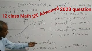 From 12 class math JEE Advanced 2023 question 8 paper 2 solution [upl. by Ielirol]