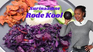 Surinaamse Rode kool  In de keuken van Sirmean [upl. by Gilbertine]