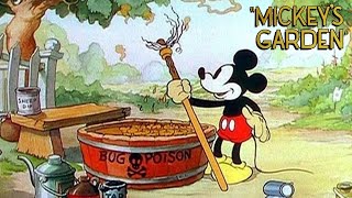 Mickeys Garden 1935 Disney Cartoon Short Film  Mickey Mouse  Review [upl. by Radek]