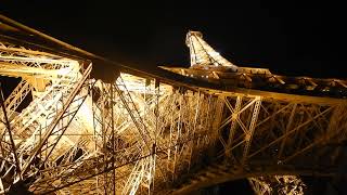 4K Eiffel Tower sparkles in Paris France  standing below the tower [upl. by Ttevi]