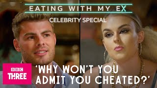 Why wont you admit you cheated – Tallia Storm and Seb Morris – Eating With My Ex Celeb Specials [upl. by Akinna]