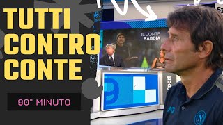 Tutti contro Conte a 90° Minuto quotHa sbagliato tuttoquot  Post Verona Napoli 3  0 [upl. by Nnagrom]