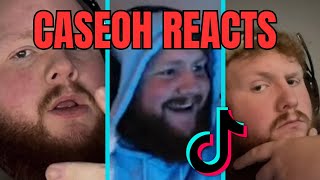 Caseoh Reacts Cringy TikToks 🤣🤣 [upl. by Kristian]