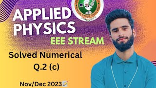 Applied Physics EEE Stream Vtu Numericals 📝 [upl. by Eimmit]