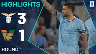 LAZIOVENEZIA 31  HIGHLIGHTS  Castellanos and Zaccagni secure winning start  Serie A 202425 [upl. by Shulem]