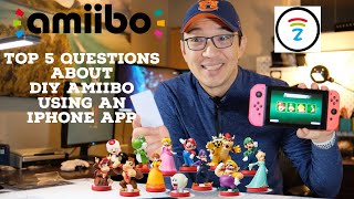 Top 5 Questions about DIY Amiibo using an iPhone App [upl. by Swec]