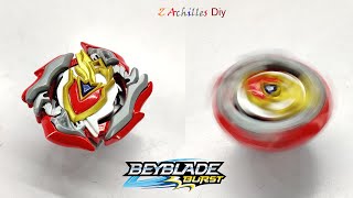 Z Achilles Beyblade From Popsicle Sticks  2 Performance Tips [upl. by Ahsenet]